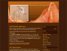 Tablet Screenshot of photarions-whippets.de
